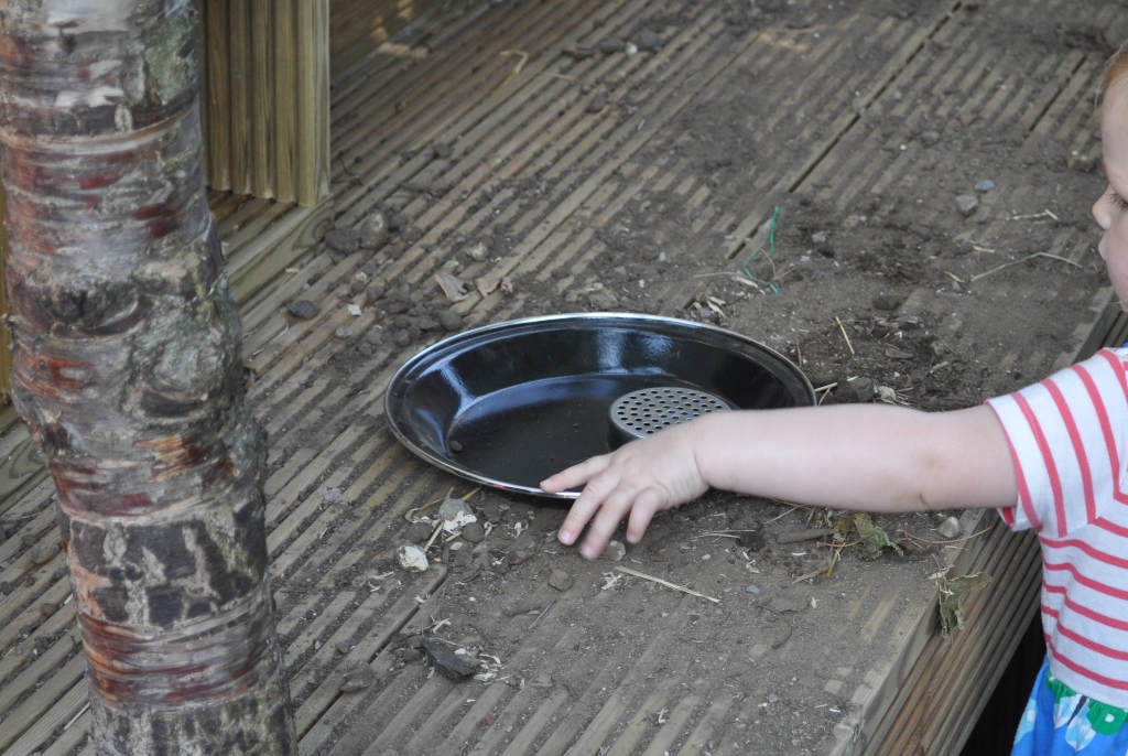 offering mud play outdoors