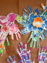 handprint art in the early years