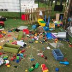 Nursery trashed by Travellers