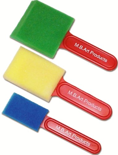 9 Assorted Sponge Foam Brushes