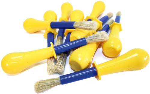 5 Jumbo Non Roll Todder Paint Brushes