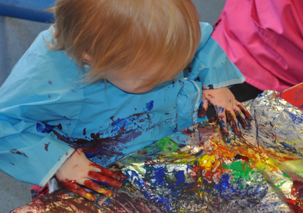 Free Painting with Toddlers - the Benefits of Painting, for Kids