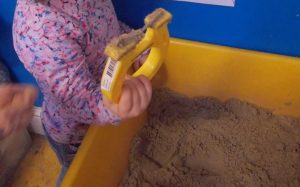 using magnets in the sand tray